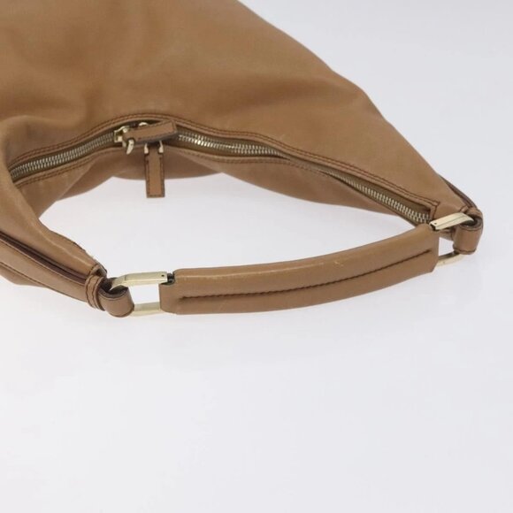GUCCI Shoulder Bag Leather Brown Gold 001 4288 Auth - Picture 6 of 16